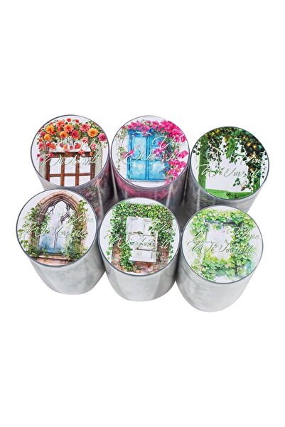 Choice 6 لفات - شريط لاصق مقطوع مسبقًا بتصميم كرمة، 7 سم × 200 سم، مناسب لعتب...