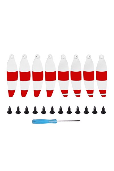 Choice 8 قطع من شفرات مراوح الطائرات بدون طيار الحمراء 4726F، خفيفة الوزن ومن...