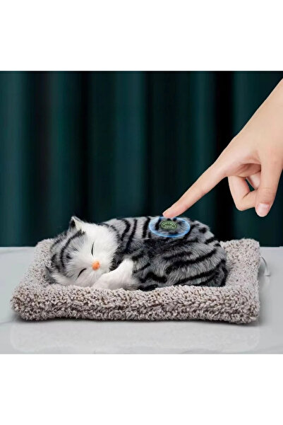 Choice ألعاب قطط قطنية محاكاة للأطفال، حيوانات محشوة، قطة نائمة مع لمسة تبكي،...