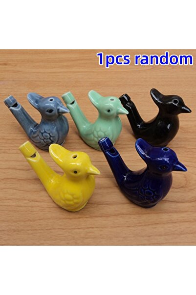 Choice 1pcs random Ceramic Bird Whistle Musical Instrument Musical Toy for Ki...