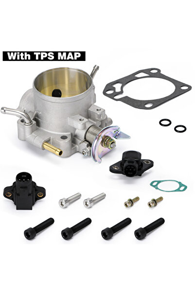 Choice with TPS MAP Aluminum Silver Intake Manifold 70mm Throttle Body For Ho...