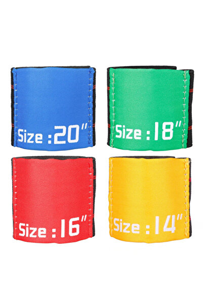 Choice DT-37 4Pcs/Set Of Elastic Ring Circle Set Mute Band 14/16/18/20 Inch C...