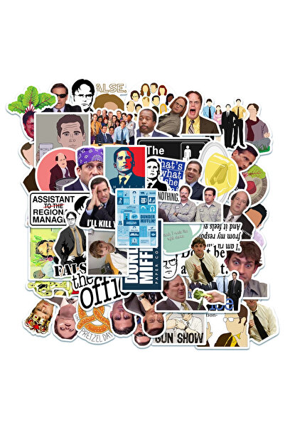 Choice ٥٠ قطعة من ملصقات جرافيتي مستوحاة من مسلسل The Office التلفزيوني، مناس...