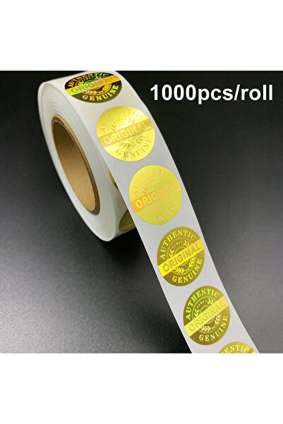 Choice Golden 1000pcs 500pcs/1000pcs Rolled Gold VOID Authentic Tamper Proof ...