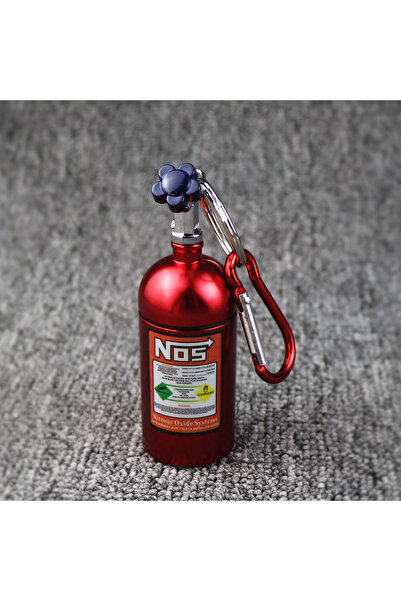 Choice Red 10cm Outdoor NOS Bottle Style Key Chain Car Ashtray Metal Car Asht...