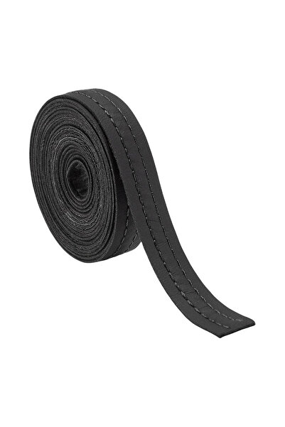 Choice5 شريط تزييني أسود بطول 2 متر، مصنوع من جلد البولي يوريثان المضفر، مناس...