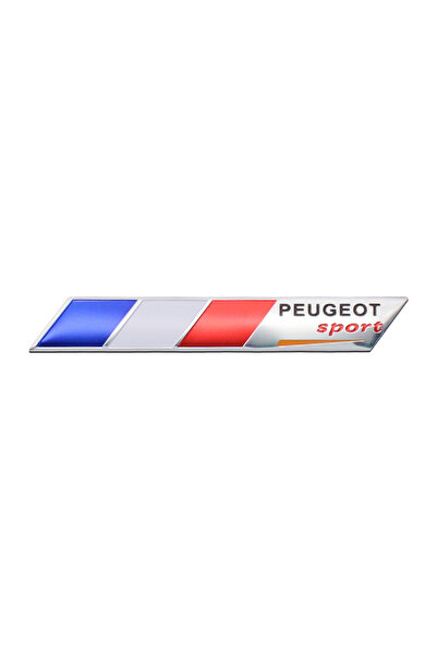 Peugeot قطعة واحدة من ملصقات السيارات ثلاثية الأبعاد المصنوعة من الألومنيوم، ...