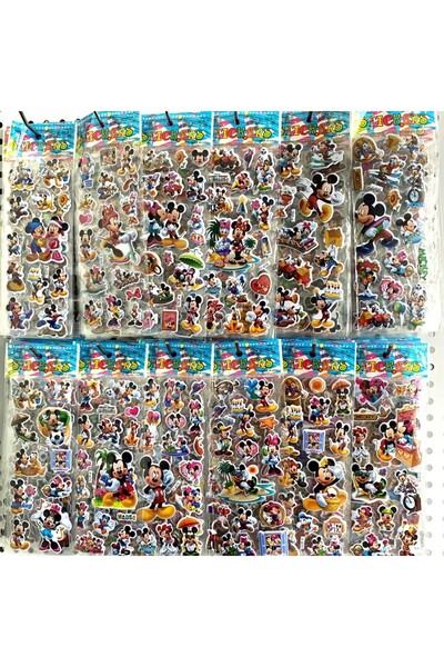 PAW PATROL 17×7×1 سم، 12 قطعة/مجموعة ملصقات بارزة للأطفال، هدية مثالية لأعياد...