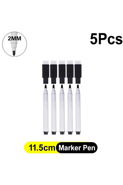 Choice 5Pcs Magnetic Dry Erase Markers with Eraser Cap White Board Marker for...
