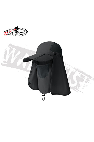 Choice قبعة صيد رمادية داكنة من WALK FISH، حماية من الأشعة فوق البنفسجية +50،...