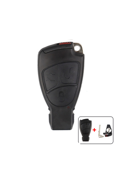 Choice Original Key 3 Buttons Modified Remote Car Key Shell For Mercedes Benz...