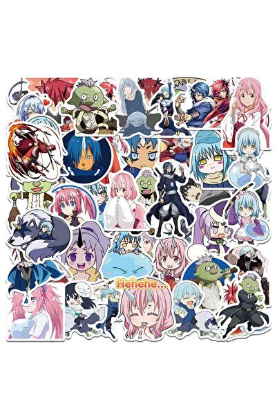 Choice ٥٠ قطعة من ملصقات ريمورو تمبست من مسلسل "ذلك الوقت الذي تجسدت فيه كوحش...