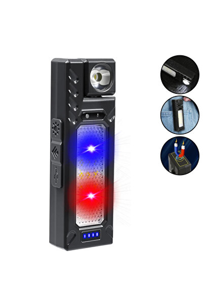 Choice مصباح يدوي بمستشعر قوي، مصباح يدوي LED قابل لإعادة الشحن مع مغناطيس، م...