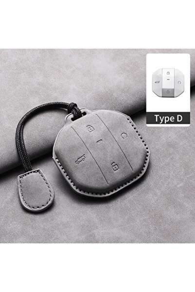 Choice غطاء مفتاح سيارة رمادي D2 لسيارات Jetour و Freer Freedom T2 و Freer Tr...