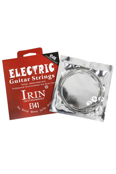 Choice3 قطعة واحدة من أوتار جيتار كهربائي IRIN E140، مصنوعة من فولاذ عالي الك...