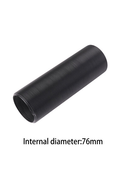 Choice طقم أنبوب سحب هواء بارد للسيارة 76 مم، نظام أنابيب مدخل هواء مرن 2.5 ب...