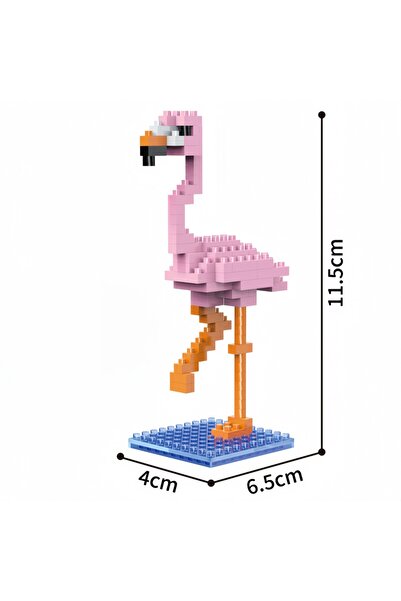 Choice14 مكعبات فلامنجو في حقيبة ، لعبة بناء ثلاثية الأبعاد صغيرة للحيوانات ا...