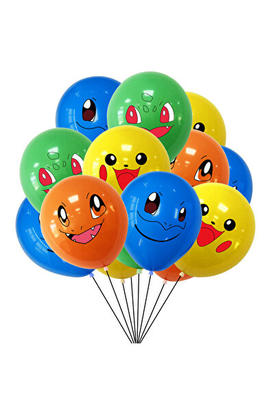 Choice عبوة من 16 بالونًا من اللاتكس مقاس 12 بوصة بتصميم بوكيمون، لوازم حفلات...