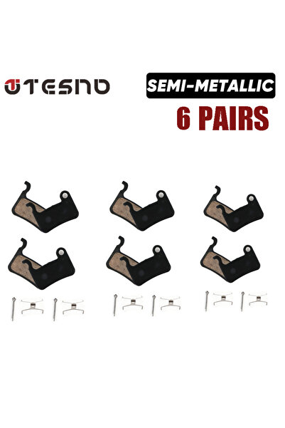 Choice 6 أزواج من وسادات فرامل قرصية من الراتنج من TESNO لـ SHIMANO A01S، وسا...
