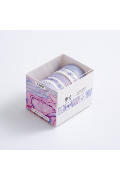 Choice6 8 Basic Stationery Decoration Series and Paper Tape Student Diy Hand ...
