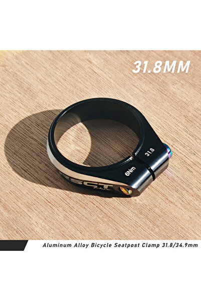 Choice 31.8mm Black KRSEC Aluminum Alloy Bicycle Seatpost Clamp 31.8/34.9mm S...