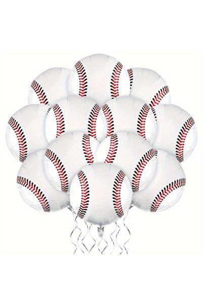 Choice مجموعة أخرى من 10 بالونات بيسبول مقاس 18 بوصة، بالونات فويل بيسبول، من...