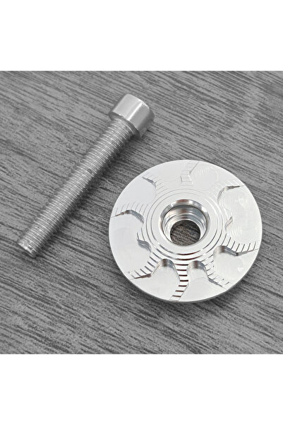 Choice غطاء سماعة رأس فضي للدراجات الهوائية، مناسب للدراجات الجبلية والطرق، م...