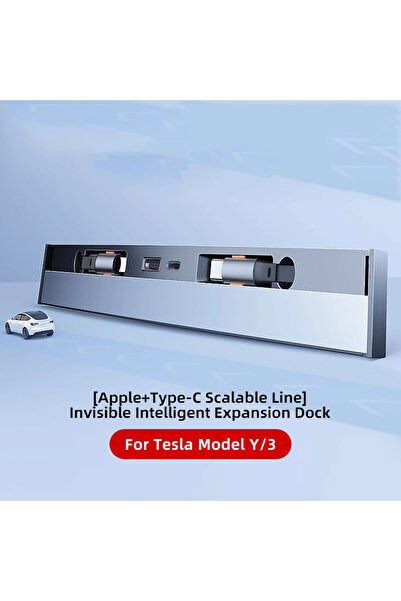 Choice Apple and Type-C USB Charger Hub for Tesla Model Y&Model3 Center Conso...
