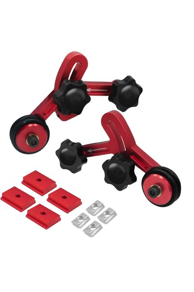 Choice 1 Pair 1 Pair Bearing Roller Feeder Precision Clear-Cut Stock Guides W...