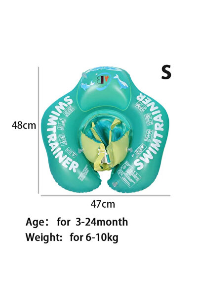 Choice S للأطفال من عمر 3 إلى 24 شهرًا، B حلقة سباحة قابلة للنفخ للأطفال، عائ...