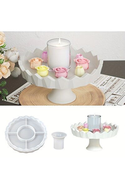 Choice 1set (2pcs)195 2pcs Silicone Tray Mold Set, Resin Casting Molds for Pl...