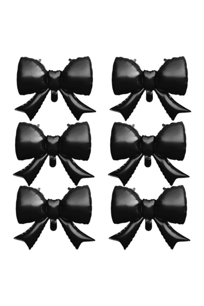 Choice مجموعة أخرى من 6 بالونات على شكل فيونكة مقاس 21 بوصة مصنوعة من رقائق ا...