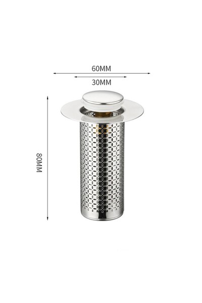 Choice Copper core Long Stainless Steel Floor Drain Filter Pop-Up Bounce Core...
