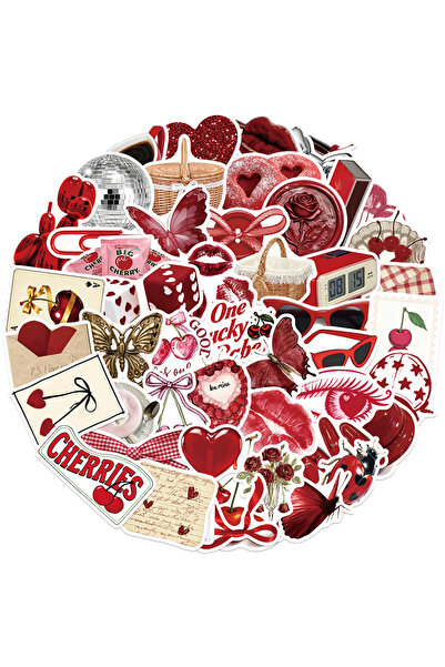 choice2 50 قطعة، 10/30/50 قطعة، ملصقات جمالية كرتونية بنمط الكرز القديم، ملصق...