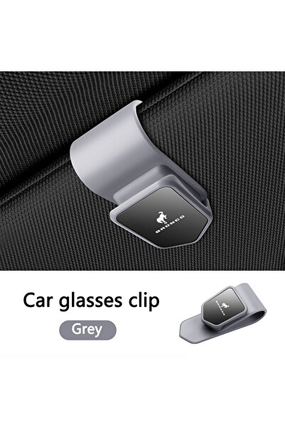 Choice قطعة واحدة - نظارات شمسية رمادية للسيارة، مشبك نظارات متعدد الوظائف لس...