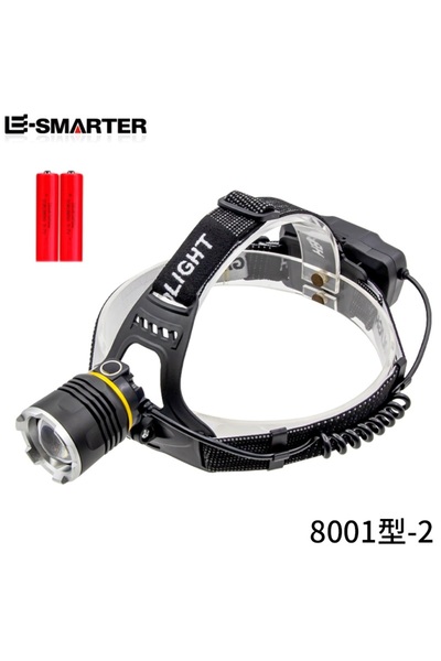 Choice مصباح أمامي LED عالي الطاقة مزود بمستشعر غير حساس، قابل لإعادة الشحن، ...