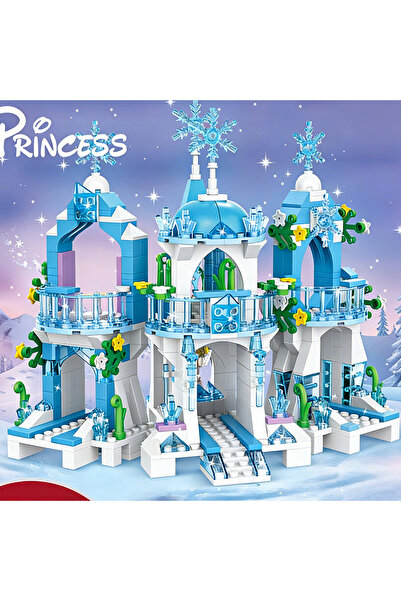 Choice 7661 504 قطعة مكعبات بناء قلعة أميرة الجليد من مدينة الأحلام، سلسلة من...