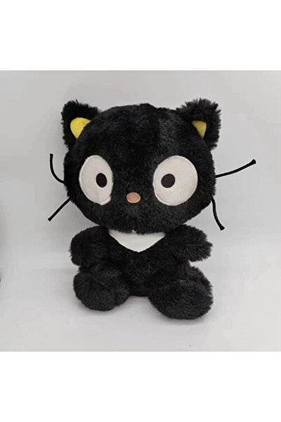 Choice دمية قطة شوكولاتة سوداء كرتونية بحجم 25 سم، مصنوعة من القطيفة الناعمة،...