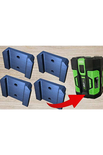 Choice1 4 قطع حامل بطاريات يُثبت على رف جداري، متوافق مع قاعدة بطارية EGO 56 ...