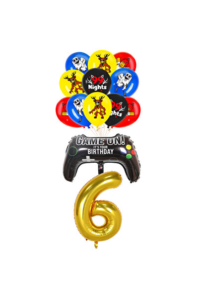 Choice24 others balloons-18PCS-6 New 99 Nights In The Forest Popular Game Bir...