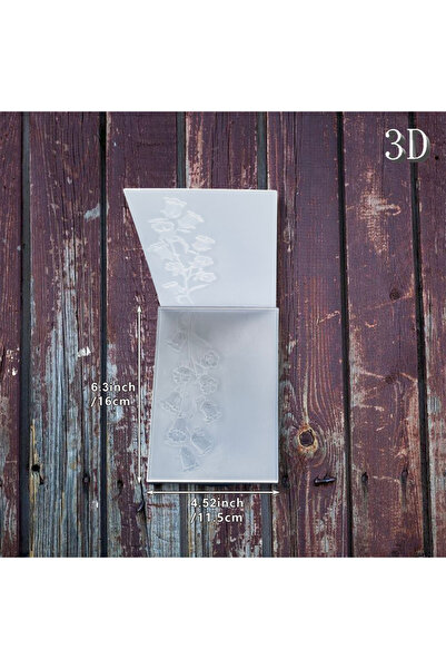 Choice قالب بلاستيكي ثلاثي الأبعاد منقوش عليه زهرة زنبق الوادي المتفتحة (FX-Y...