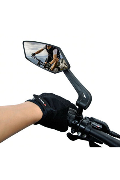 Choice 1 PC Left Bicycle Handlebar Mirrors Adjustable Wide Angle Rear View Mi...