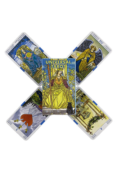 Choice مجموعة أوراق التارو العالمية XJW07، 78 ورقة، أوراكل، رؤى إنجليزية، إصد...