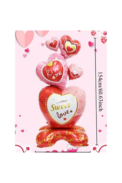 Choice Aluminium film Heart base B Large Kiss Love Bear Aluminum Film Balloon...