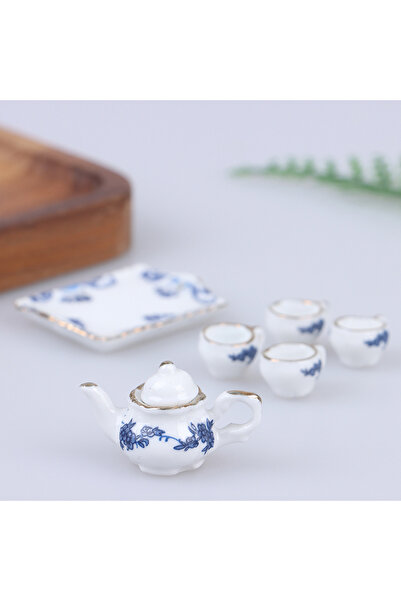 Choice مجموعة واحدة من أباريق الحليب وأباريق الشاي وأكواب الماء المصغرة المصن...