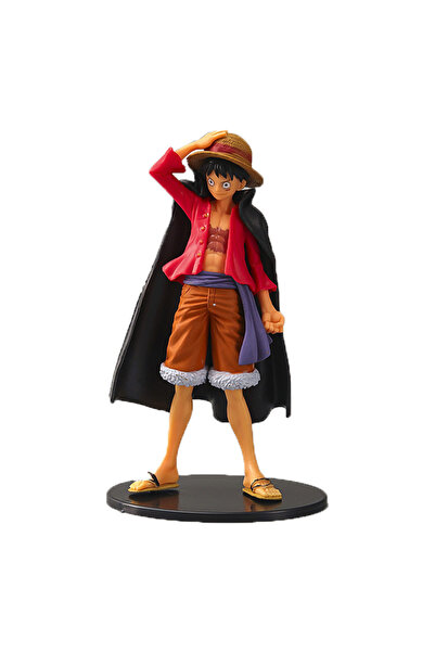 BANDAI مجسم أنمي ون بيس قطعتين، مقاس 21 سم (مقابل 17-21 سم)، لوفي واقفًا، مرت...