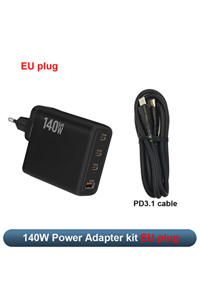 choice2 140W EU plug KIT 140W GaN Electric soldering iron power adapter PD3.1...