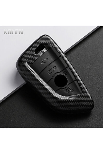 choice2 Carbon only case ABS Carbon Fiber Style Car Key Case Cover For BMW X1...
