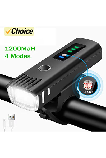 Choice مصباح دراجة A 1 قطعة 1000LM مصباح أمامي LED للدراجة مزود بمستشعر ذكي ق...
