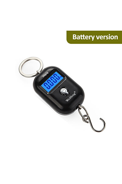 Choice5 ميزان معلق صغير بشاشة LCD رقمية، يعمل ببطارية سوداء، بوزن 25 كجم/5 جم...